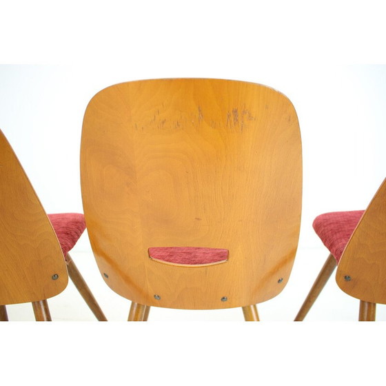 Image 1 of Ensemble de 4 chaises de salle à manger vintage par Frantisek Jirak pour Tatra, Tchécoslovaquie années 1960
