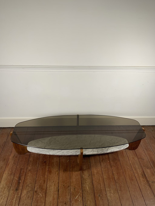 Table basse de Hugues Poignant, 1960/70, France