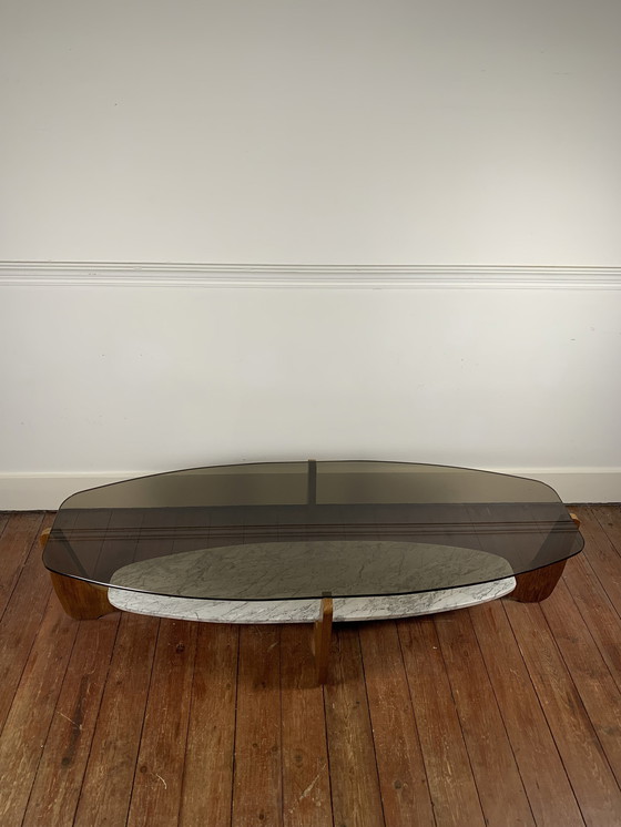 Image 1 of Table basse de Hugues Poignant, 1960/70, France