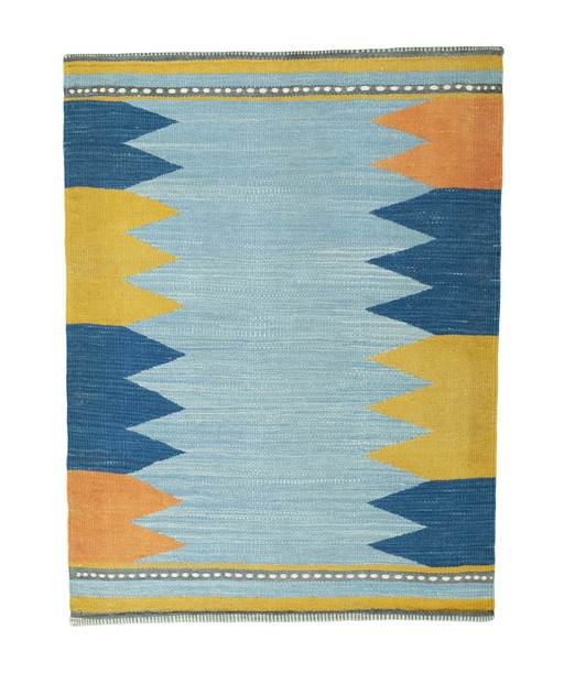 Kilim Fars en laine tissé à la main - 107 X 81 cm - Nouveau