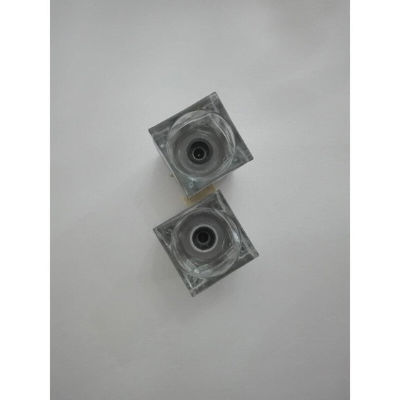 Image 1 of Lampe murale vintage italienne Cubis par Gaetano Sciolari - 1970