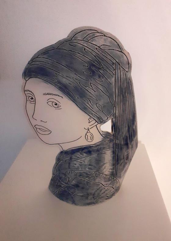 Image 1 of Jolanda Nabben "La fille à l'oreille de perle" (The Girl With The Pearl Earring)