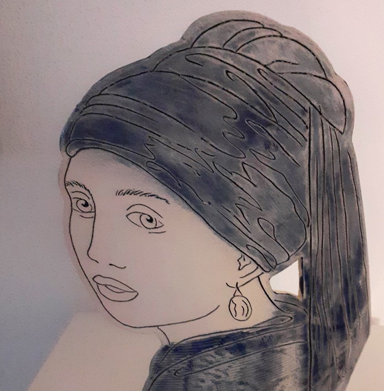 Image 1 of Jolanda Nabben "La fille à l'oreille de perle" (The Girl With The Pearl Earring)