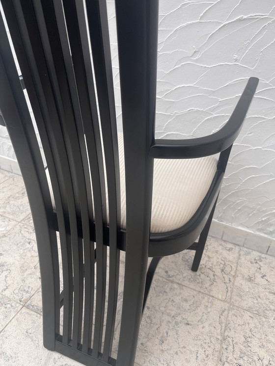 Image 1 of Chaise Design En Bois Noir