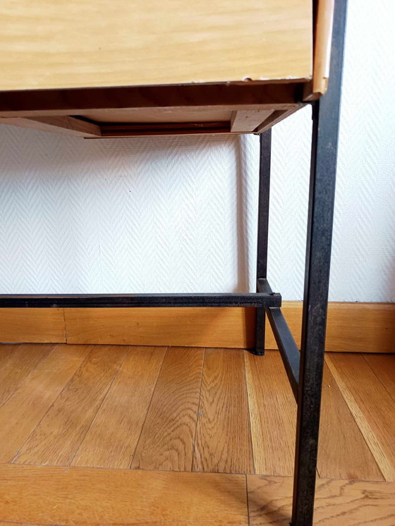 Image 1 of Bureau Et Chaise En Formica 1960