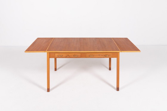 Image 1 of Table à rallonge Mid Century David Rosen de Nordiska Kompaniet, Suède 1950's