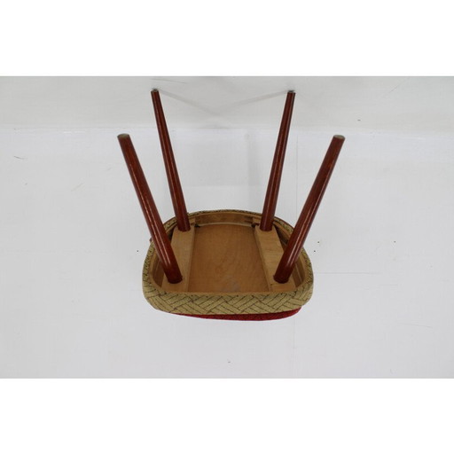 Table d'appoint vintage par Jan Kalous pour Uluv, Tchécoslovaquie 1970