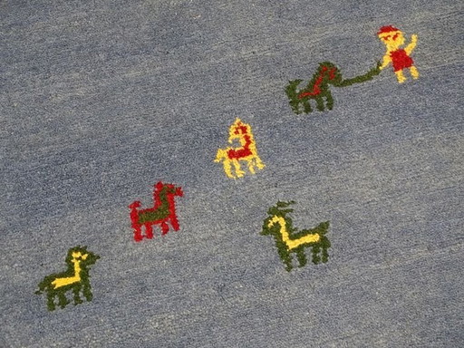 Tapis Rond • Gabbeh • 1990 • ∅ 195 Cm 