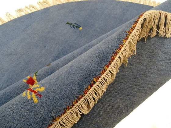 Image 1 of Tapis Rond • Gabbeh • 1990 • ∅ 195 Cm 