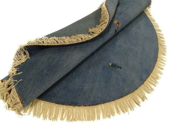 Image 1 of Tapis Rond • Gabbeh • 1990 • ∅ 195 Cm 
