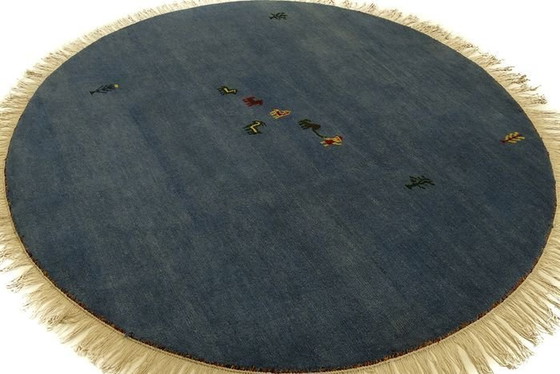 Image 1 of Tapis Rond • Gabbeh • 1990 • ∅ 195 Cm 