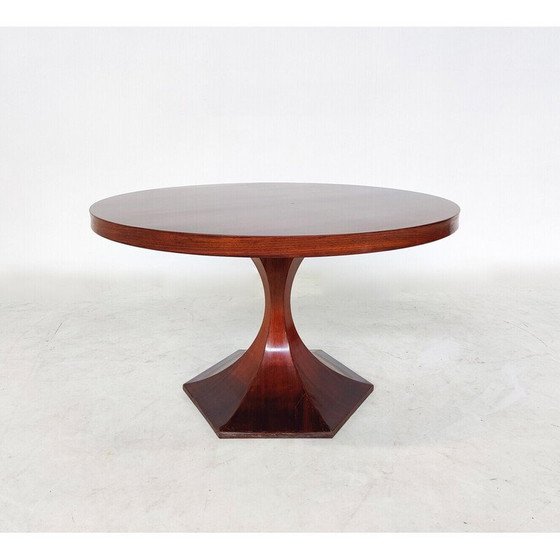Image 1 of Table de salle à manger en bois du milieu du siècle par Carlo de Carli, Italie, années 1960