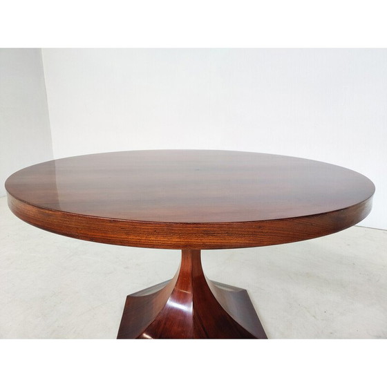 Image 1 of Table de salle à manger en bois du milieu du siècle par Carlo de Carli, Italie, années 1960