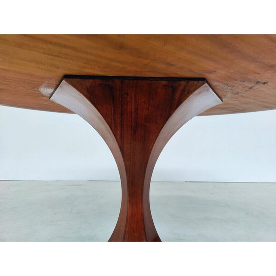 Image 1 of Table de salle à manger en bois du milieu du siècle par Carlo de Carli, Italie, années 1960