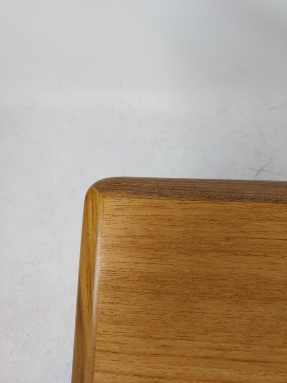 Image 1 of 1 X Table basse danoise en teck et hêtre 1970's