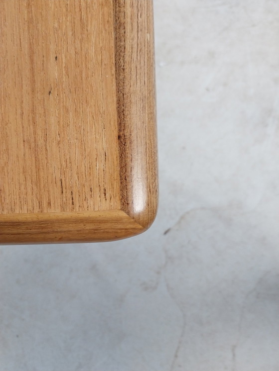 Image 1 of 1 X Table basse danoise en teck et hêtre 1970's