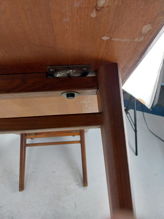 Image 1 of 1 X Table basse danoise en teck et hêtre 1970's