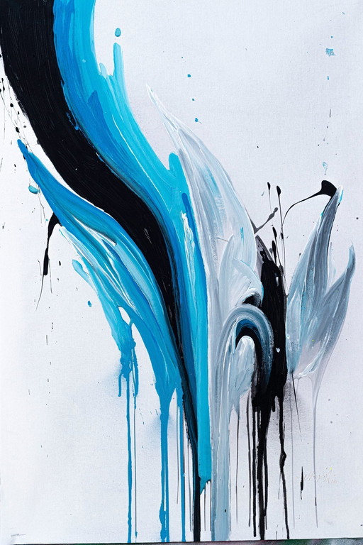 Peinture "Utopia Xx -Précipitation"