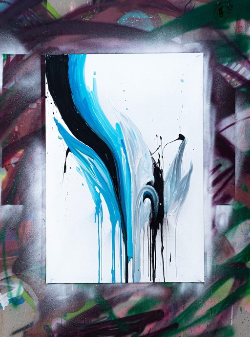 Peinture "Utopia Xx -Précipitation"