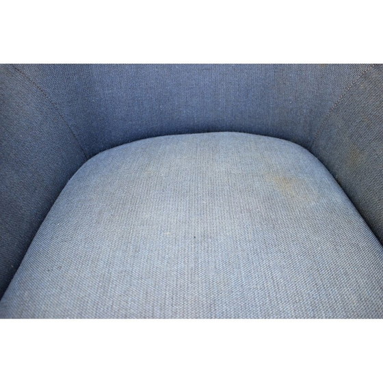 Image 1 of Fauteuil vintage bleu, Italie 1960