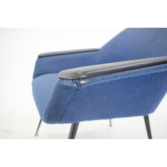 Image 1 of Fauteuil vintage bleu, Italie 1960