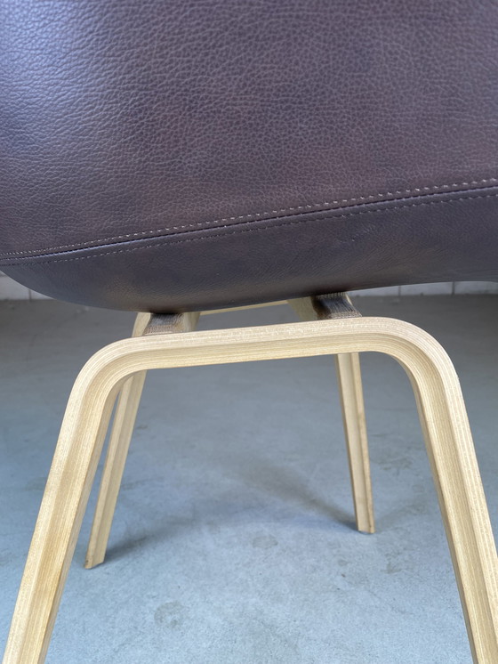 Image 1 of 3X Hay About A Chair Chaise Aac23 Cuir marron