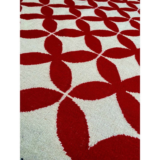 Image 1 of Tapis vintage en laine Kilim Catania par Sandra Figuerola pour Gan, 2010