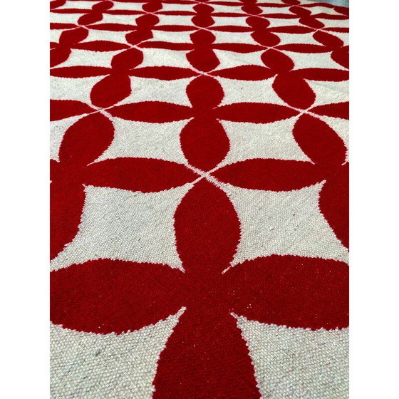 Image 1 of Tapis vintage en laine Kilim Catania par Sandra Figuerola pour Gan, 2010