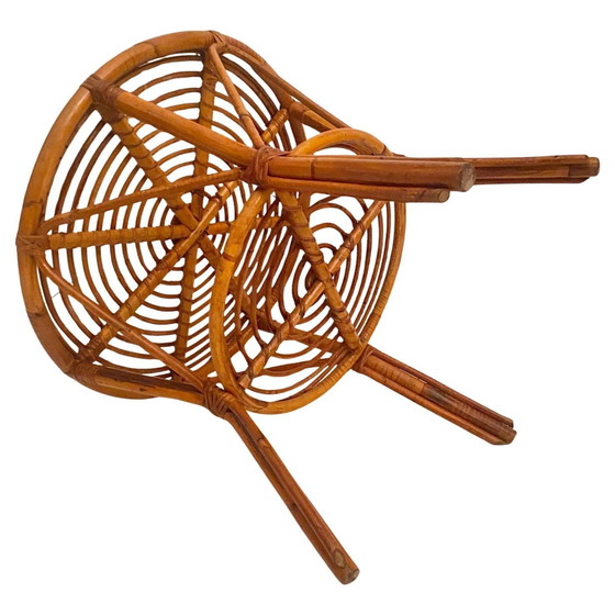 Image 1 of 1X Ensemble de salon en bambou et rotin, Italie 1960