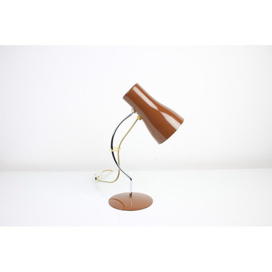 Image 1 of Lampe de table vintage en métal ajustable, chromée par Josef Hůrka pour Napako, Tchécoslovaquie 1970