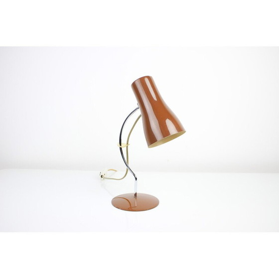 Image 1 of Lampe de table vintage en métal ajustable, chromée par Josef Hůrka pour Napako, Tchécoslovaquie 1970