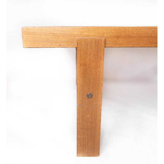 Image 1 of Table basse vintage en teck avec carreaux, Danemark 1960