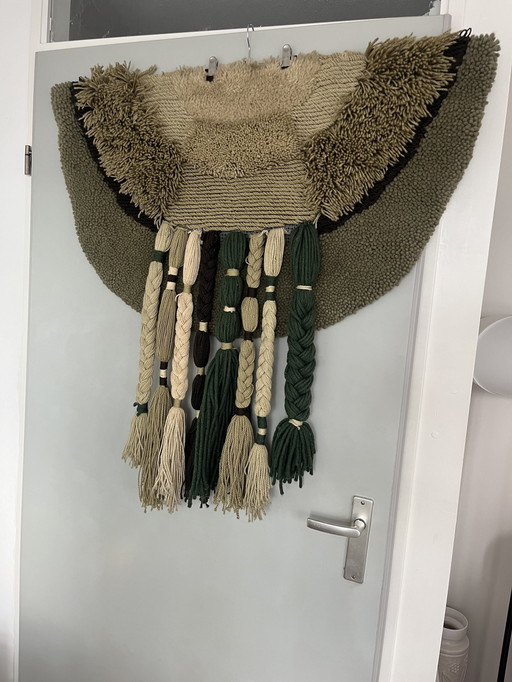 Tapisserie vintage tissée à la main