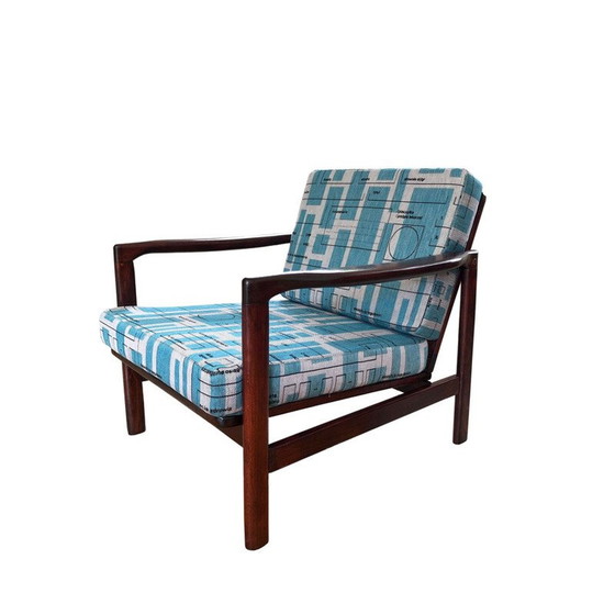 Image 1 of Paire de fauteuils vintage en bois de hêtre par Zenon Bączyk, Pologne 1960