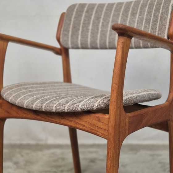 Image 1 of Erik Buch O.D. Møbler Model 50 Chaise danoise vintage 1960s