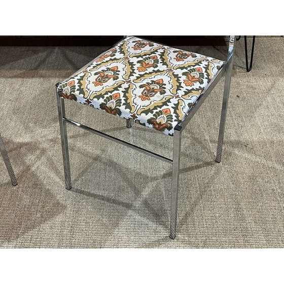 Image 1 of Paire de chaises chromées vintage, 1970