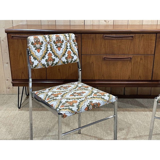Image 1 of Paire de chaises chromées vintage, 1970