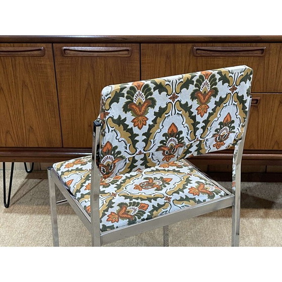 Image 1 of Paire de chaises chromées vintage, 1970