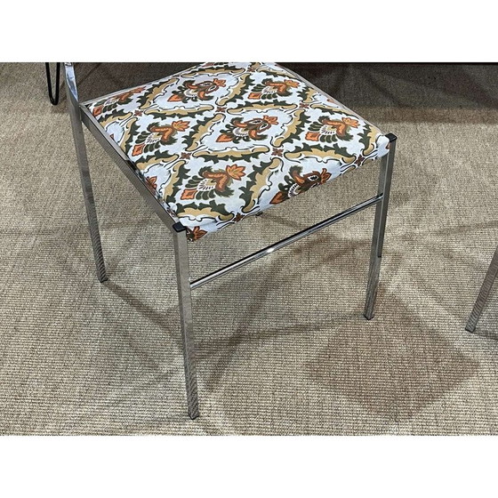 Image 1 of Paire de chaises chromées vintage, 1970