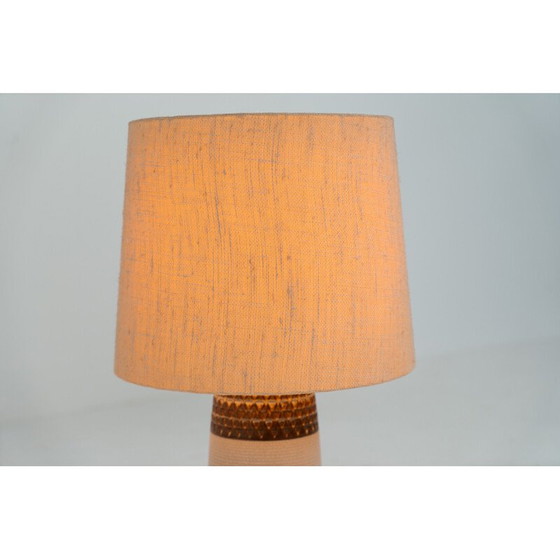 Image 1 of Lampe de table vintage en céramique faite à la main par Einar Johansen pour Søholm Stentøj, Danemark années 1960