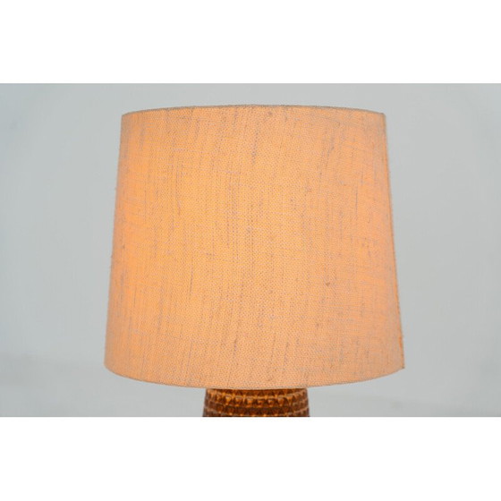 Image 1 of Lampe de table vintage en céramique faite à la main par Einar Johansen pour Søholm Stentøj, Danemark années 1960