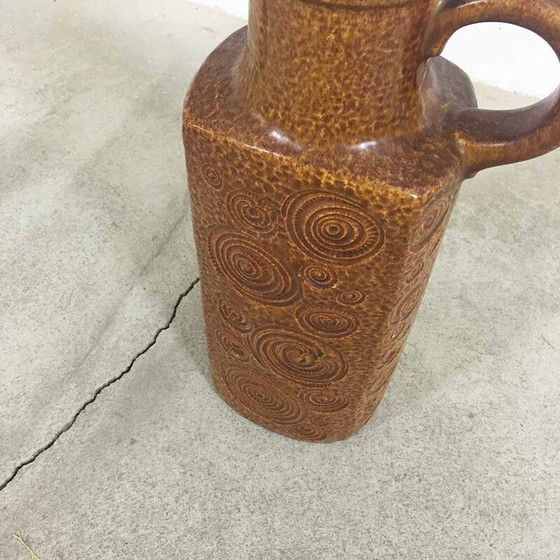 Image 1 of Vase vintage en céramique fat Lava pour Scheurich, Allemagne 1970
