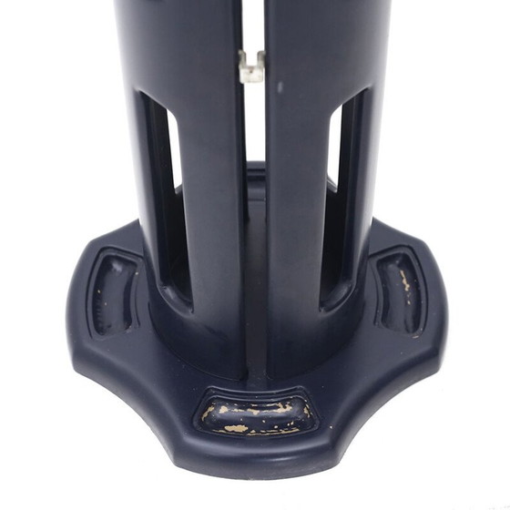 Image 1 of Porte-manteau vintage en fibre de verre bleu, 1960s