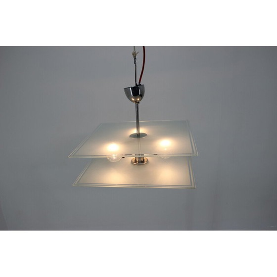 Image 1 of Lustre vintage en chrome, 1940