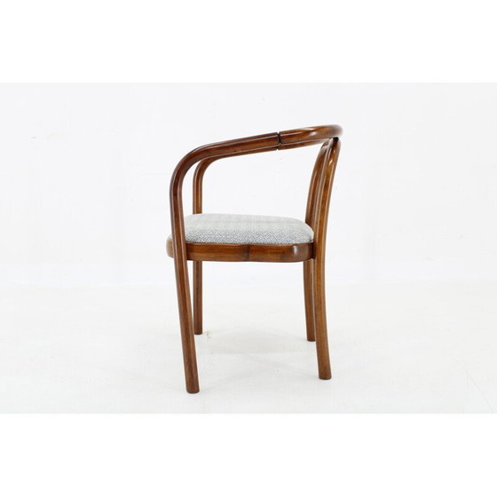 Image 1 of Chaise vintage en zinc et tissu par Antonin Suman pour Ton, Tchécoslovaquie 1970