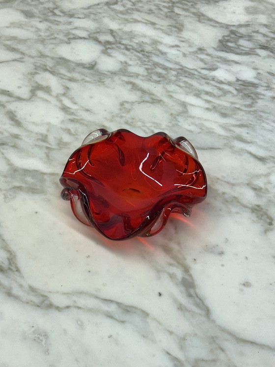 Image 1 of Murano Bol Cendrier Technique Sommerso