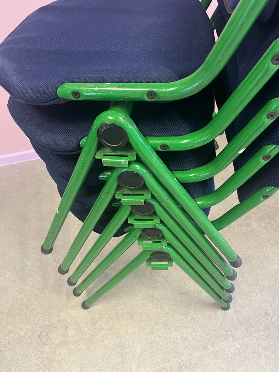 Image 1 of 5x Chaises empilables vintage