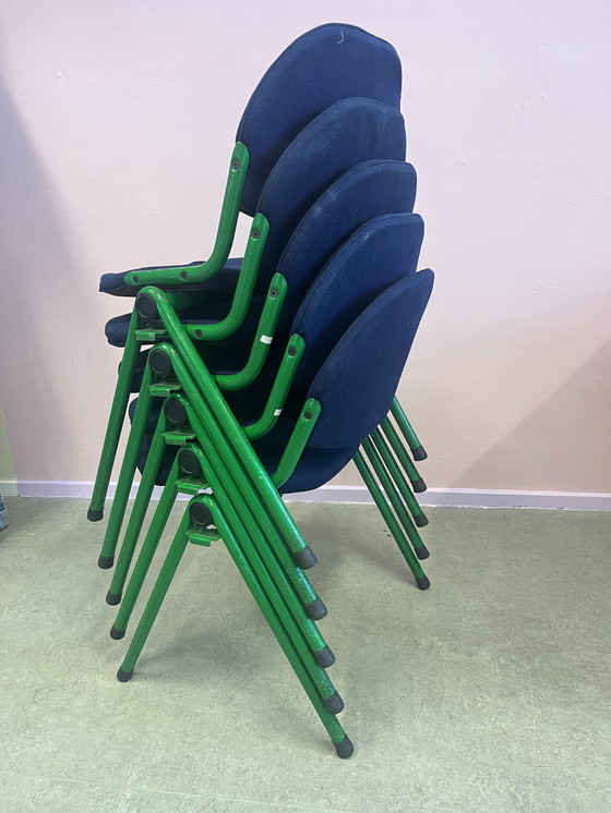 Image 1 of 5x Chaises empilables vintage