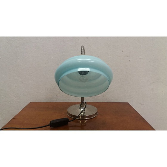 Image 1 of Lampe de table vintage Art déco en métal, Tchécoslovaquie 1935