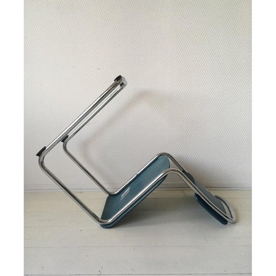 Image 1 of Ensemble de 4 chaises de salle à manger vintage par W.H. Gispen Modèle 101 Gebroeders van der Stroom 2004
